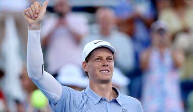 Jannik Sinner is chasing his 18th hard-court title and fifth at ATP Masters 1000 level in Cincinnati.