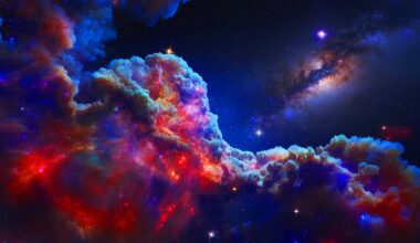 Illustration of the colossal molecular cloud M4.7-0.8 within the Milky Way galaxy.