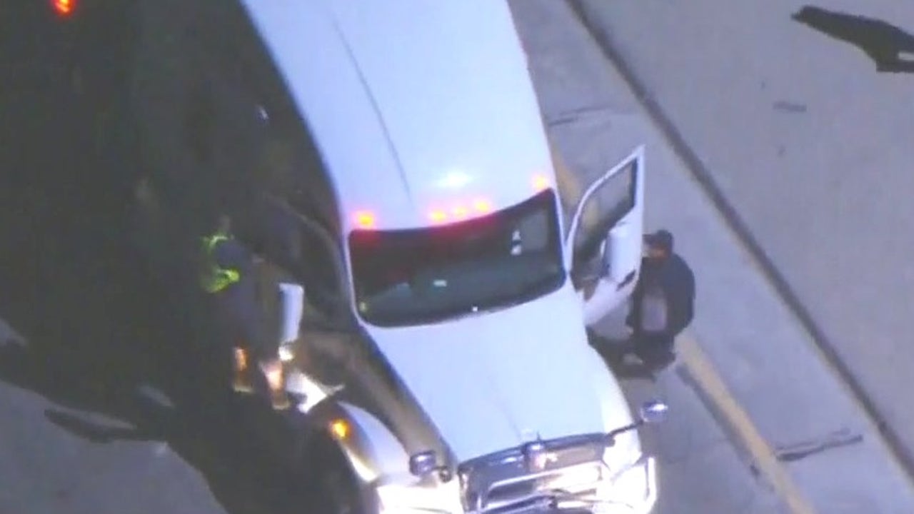 2 people carjack big rig on live TV on 5 Freeway in LA County mid-police chase