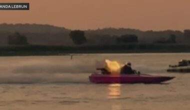 Videos captures boating accident during race in suburban Antioch, Illinois