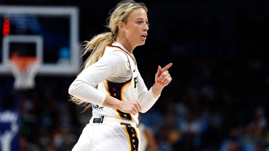 Sophie Cunningham remains doubtful for Indiana Fever's game against Minnesota Lynx on August 23.(Getty Images via AFP)