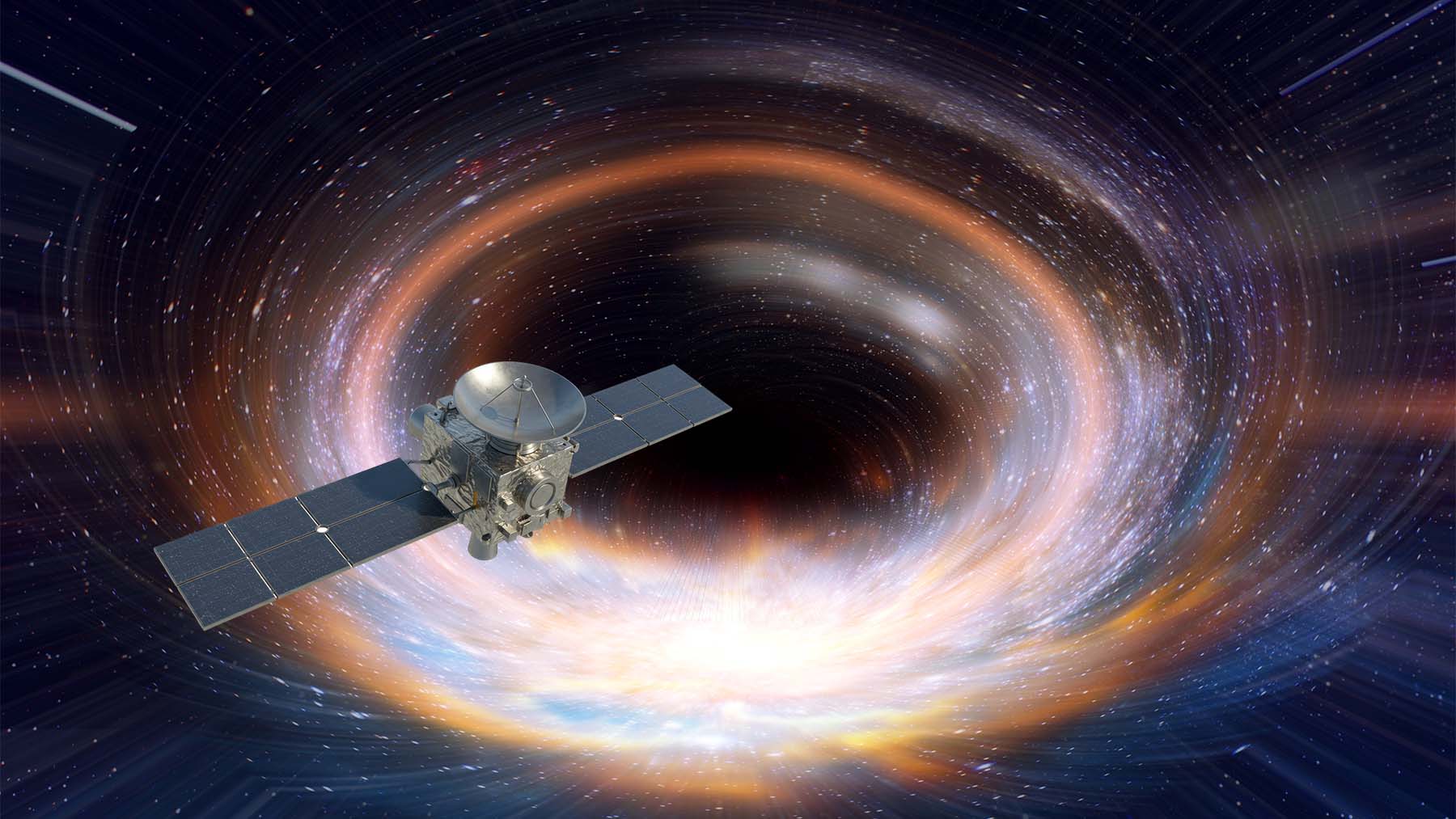 It's official—Astrophysicist proposes sending a spacecraft to a black hole to reveal its hidden secrets—it would be the size of a postage stamp and would span several generations