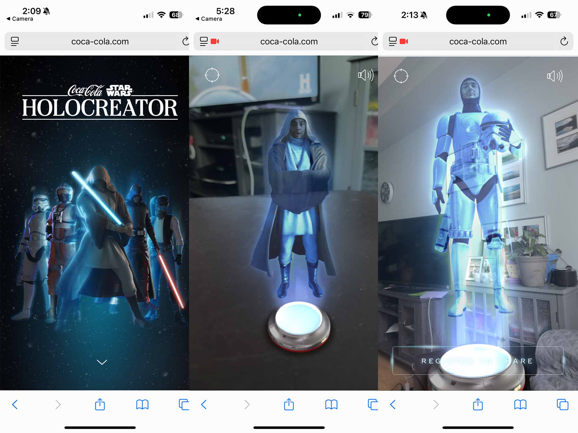 Star Wars Coke AR