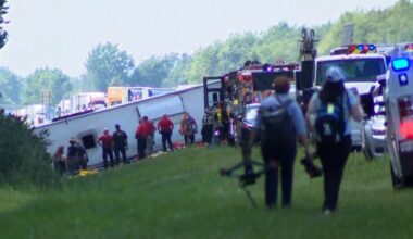 Multiple fatalities, including children, after tour bus with about 50 people crashes in New York State, officials say