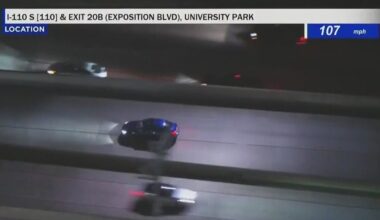LIVE: Police chase stolen car through Los Angeles
