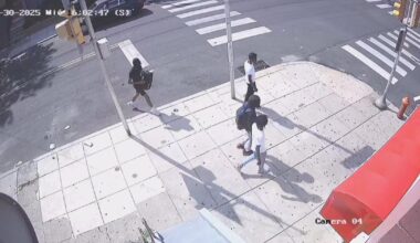 Video shows multiple suspects wanted after shooting outside West Philadelphia rec center and pool