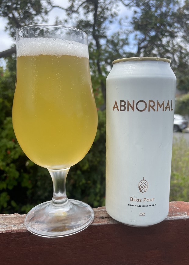 Abnormal Beer's Boss Pour San Diego IPA. (Peter Rowe)