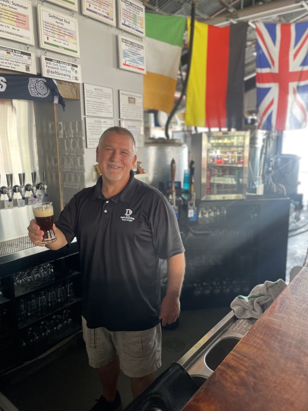 Mo Nuspl is the founder and brewmaster for 8-year-old Deft Brewing of San Diego. (Peter Rowe)