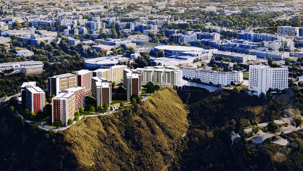 The Evolve Student Housing project will be built over several phases and, once completed, will provide much needed beds for SDSU students. (Rendering courtesy of SDSU)