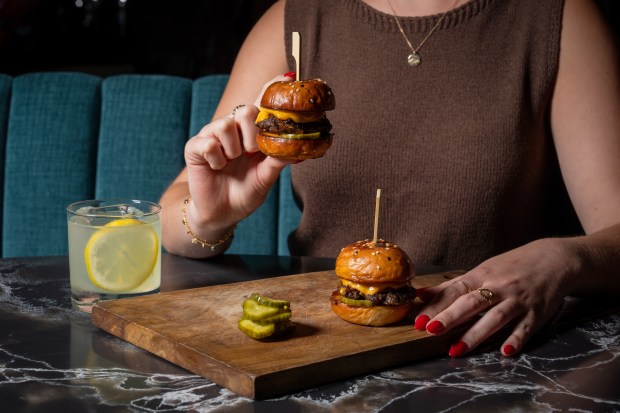 Wagyu sliders are featured on the new Juni bar menu...