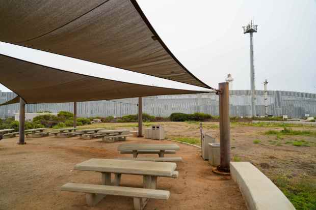 Monument Mesa in Border Field State Park Beach on Sunday. (Alejandro Tamayo / The San Diego Union-Tribune)