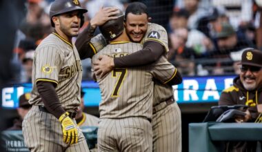 Padres beat Giants, move into first-place tie atop NL West