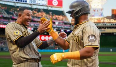 Padres come back, rout Twins to even series – San Diego Union-Tribune