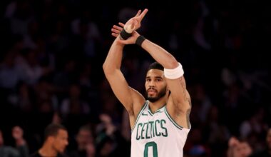 Jayson Tatum says his Achilles rehab has been "tedious" but sees better days ahead
