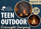 Aug. 8-10: Teen Outdoor Overnight Camp at Castaic Lake