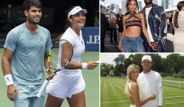 The US Open is serving romantic matches on and off the court