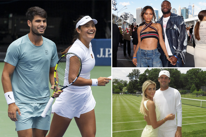 The US Open is serving romantic matches on and off the court