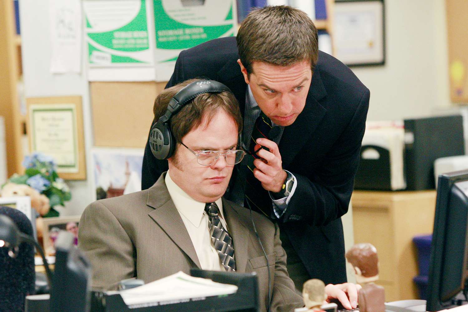 Rainn Wilson and Ed Helms discuss the 'wisest, truest' line from 'The Office'