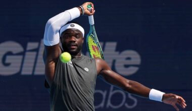 Frances Tiafoe received a medical timeout during his fourth-round clash with Holger Rune on Wednesday in Cincinnati.