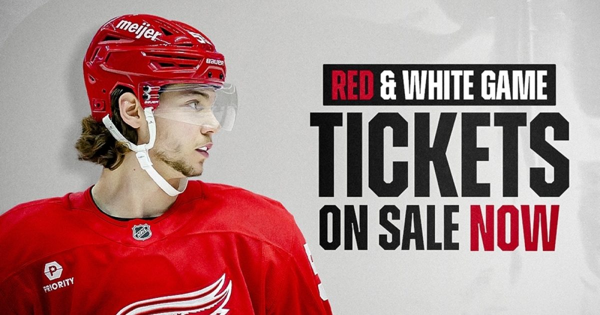 Grand Rapids Griffins | TICKETS FOR RED WINGS’ ‘RED & WHITE GAME’ IN…