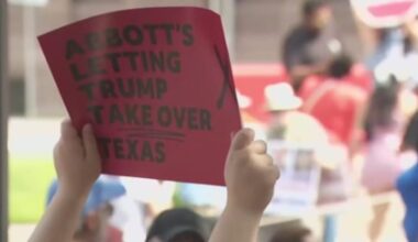 Houston “Fight the Trump Takeover" rallies