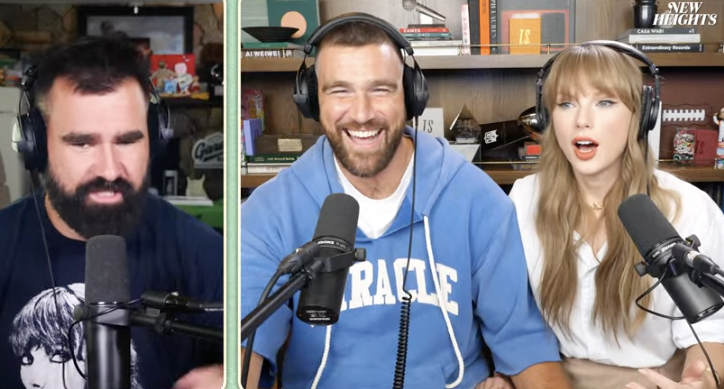 Taylor Swift New Heights Travis Kelce Jason Kelce