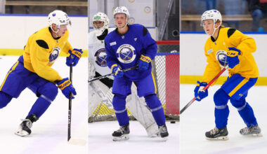 Sabres prospect trio has history together dating back to minor hockey