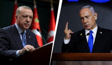 Turkish President Recep Tayyip Erdogan and Israel Prime Minister Benjamin Netanyahu.