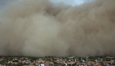 A massive dust storm known as a haboob hit Phoenix : NPR