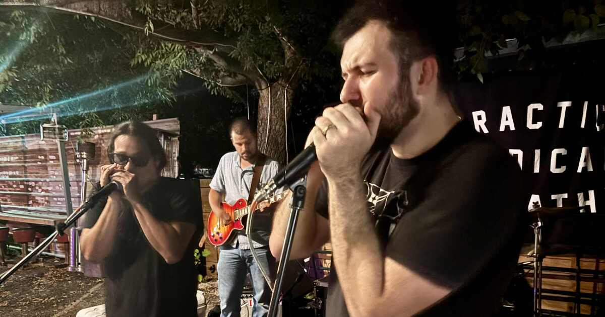 National gathering of harmonica players gives the San Antonio River Walk a bluesy sound