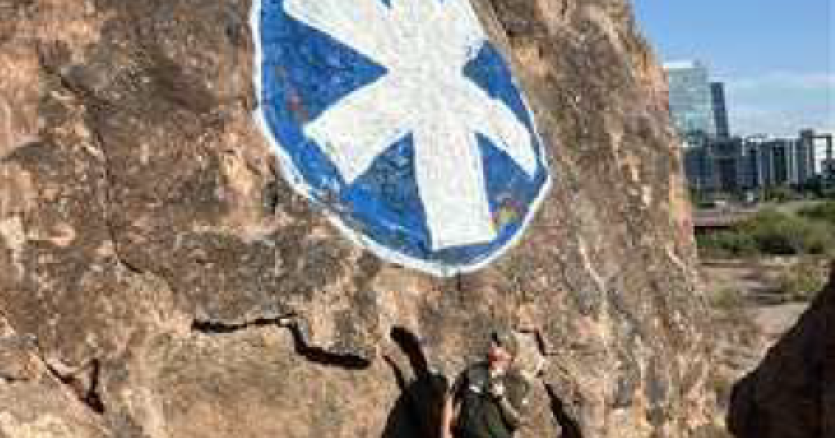 Graffiti on Papago Park Preserve butte will cost thousands to clean up, Tempe official says