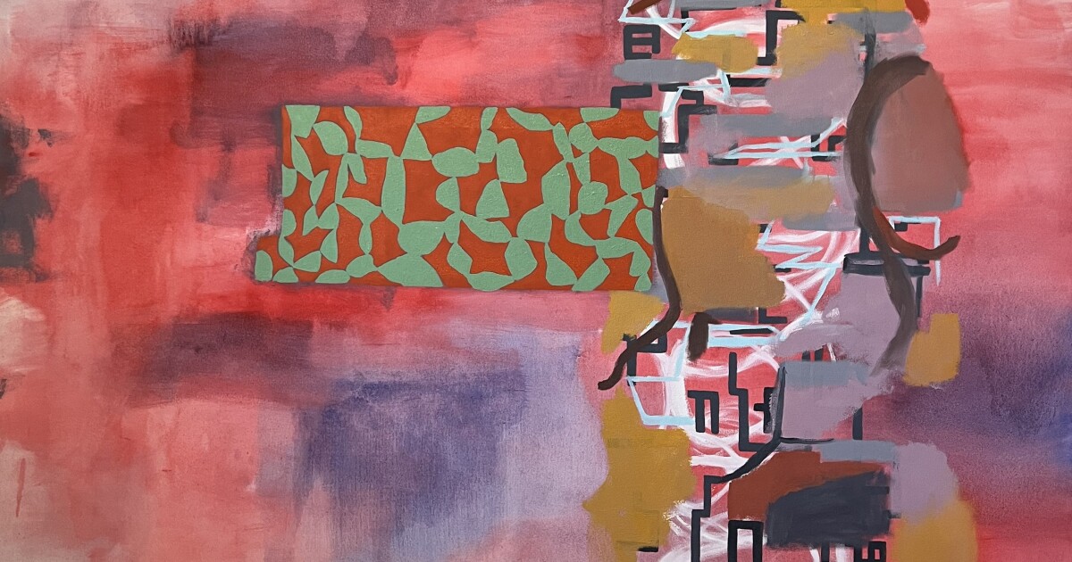 At Conduit Gallery, Ludwig Schwarz blends brainy concepts and painterly beauty