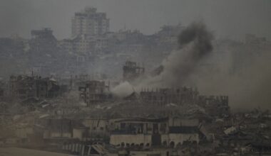 US officials on rare visit to controversial Gaza aid distribution site : NPR