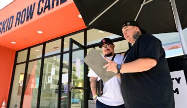 At Skid Row Care Campus, homeless neighbors chart their own path to services