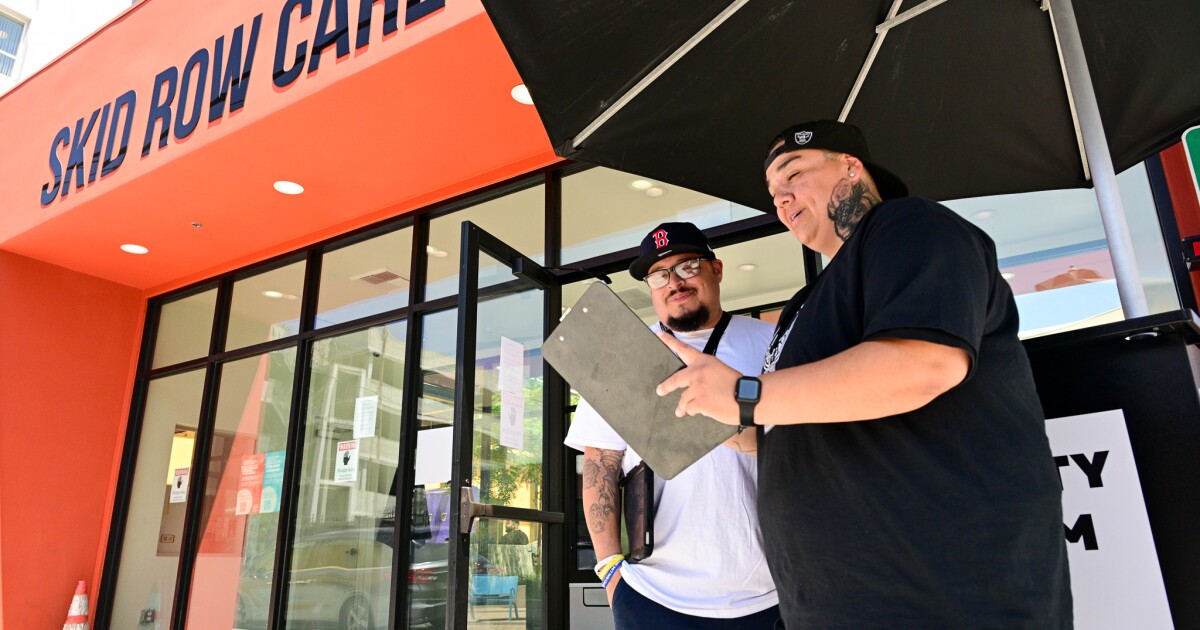 At Skid Row Care Campus, homeless neighbors chart their own path to services