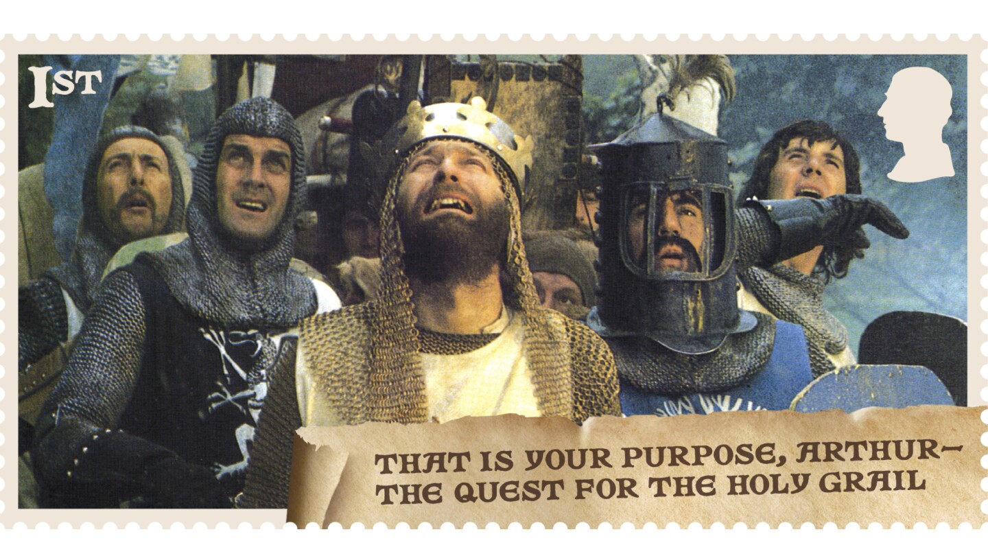 Britain's Royal Mail issues stamps celebrating the comedy of Monty Python