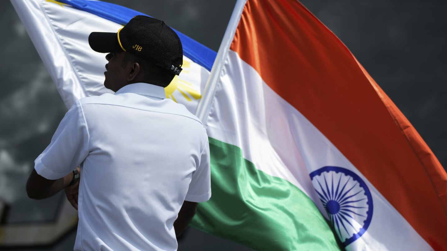 India and the Philippines stage joint drill in the disputed South China Sea