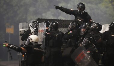 Serbian president Vucic vows tough response to protesters after riots