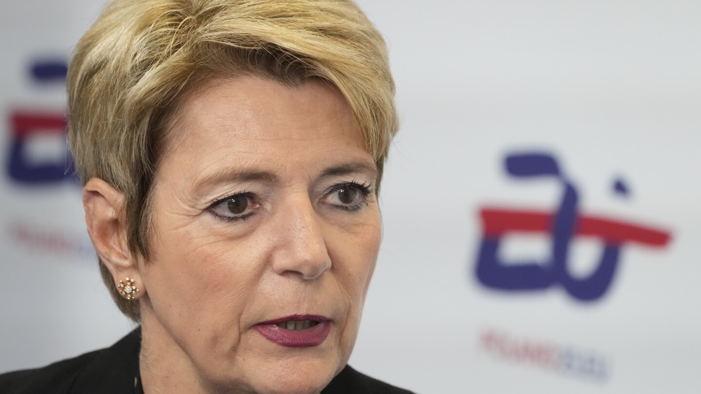 Switzerland's president rushes to Washington to tackle US tariffs