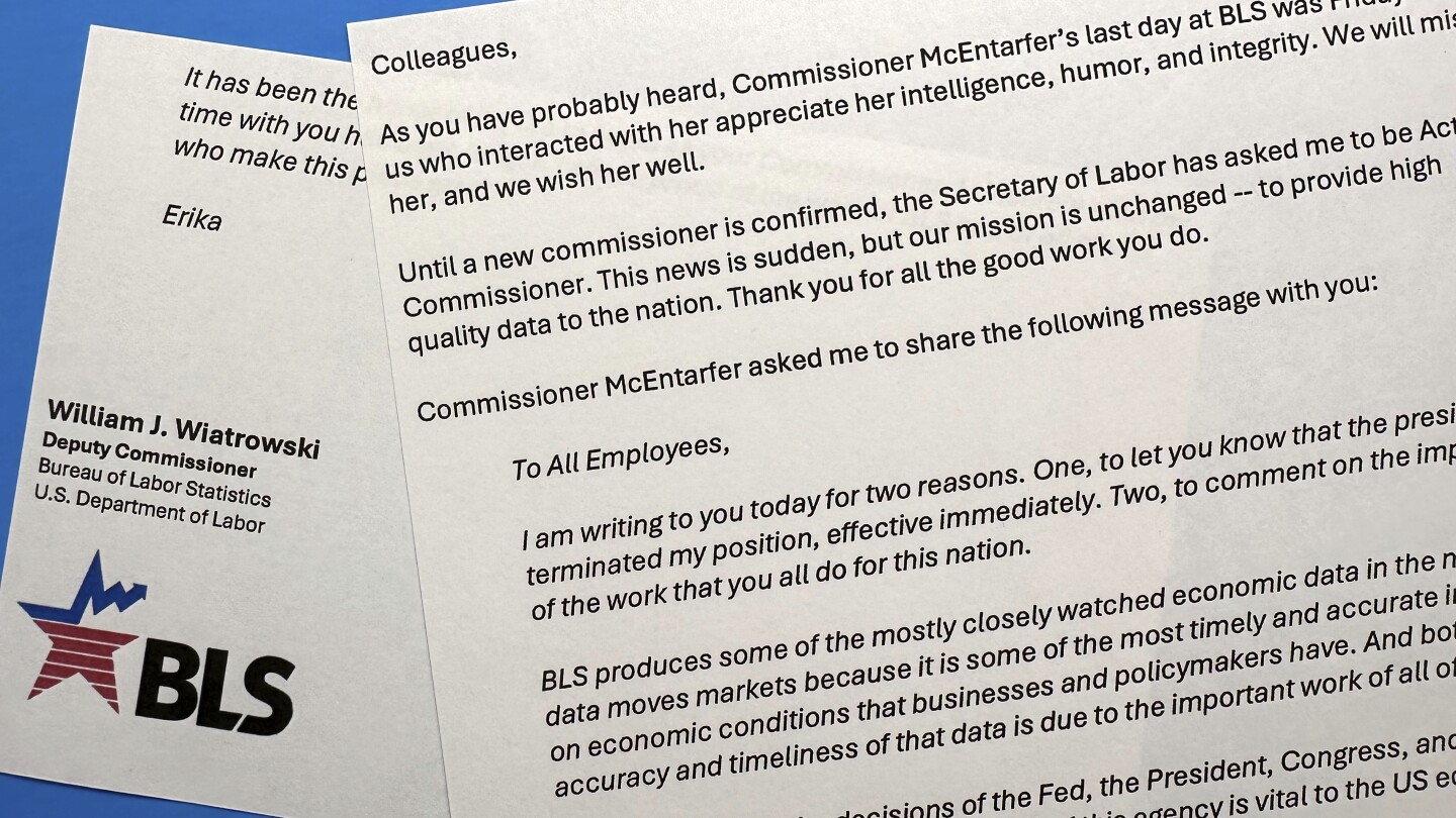 ‘Crazy!!’: How BLS staff reacted to Trump firing commissioner