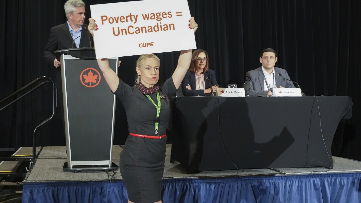 Air Canada cancels flights as flight attendants plan work stoppage