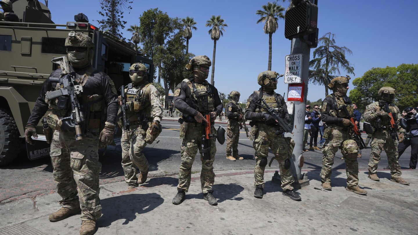 Debate over military activity on US soil as Trump sends federal troops