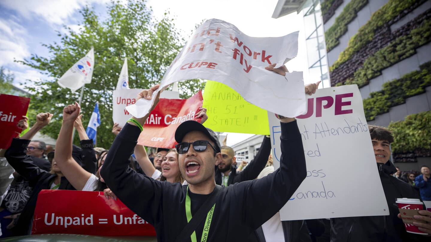Strike by 10,000 Air Canada flight attendants declared illegal