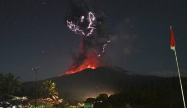 Indonesia's Mount Lewotobi Laki Laki volcano erupts for second day