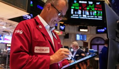 Wall Street climbs toward records as hopes solidify for the Fed to cut rates