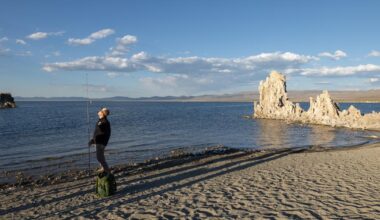 At Mono Lake, visitors witness the stark toll of L.A.'s water use