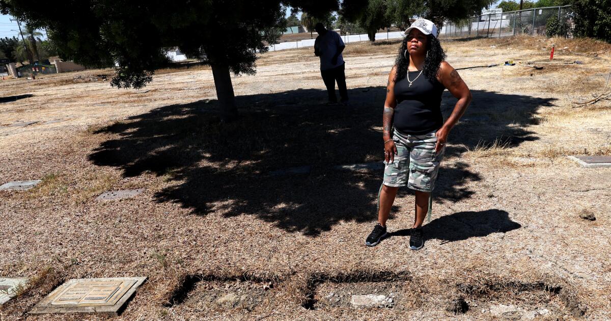 ‘It’s sickening.’ More than a dozen headstones stolen from one of L.A.'s oldest cemeteries