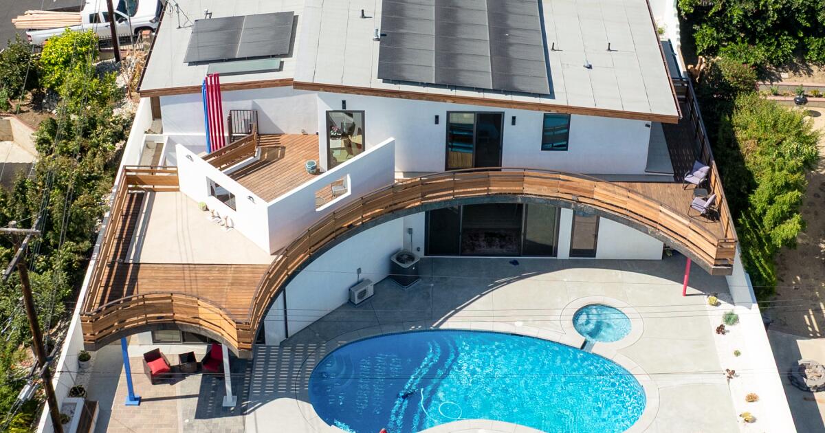 They tore down their L.A. midcentury home and built a modern new one