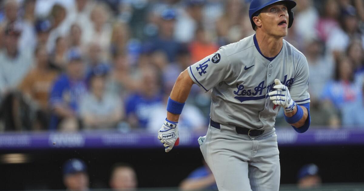 Alex Call has best game as a Dodger in rout of Rockies