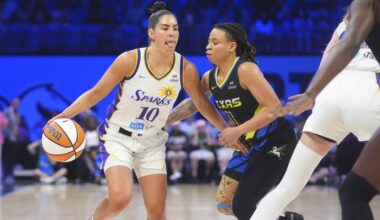 Kelsey Plum reaches milestone and leads Sparks to win over Dallas